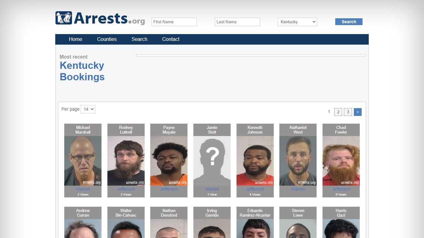 Kentucky Arrests and Inmate Search